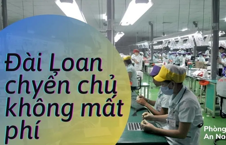 Đài Loan chuyển chủ không mất phí