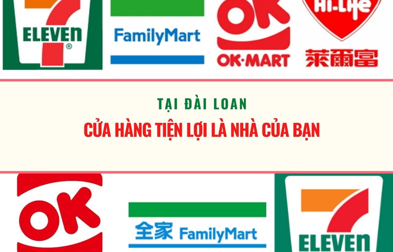 Tại Đài Loan cửa hàng tiện lợi là nhà của bạn