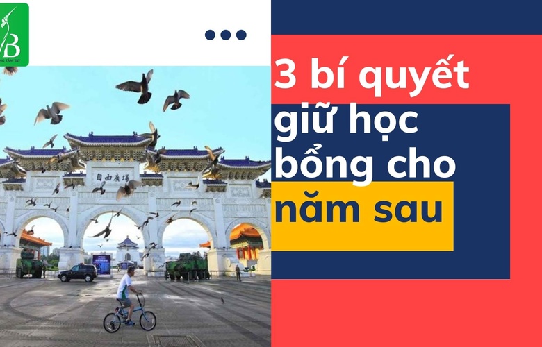 3 bí quyết giữu học bổng cho năm sau