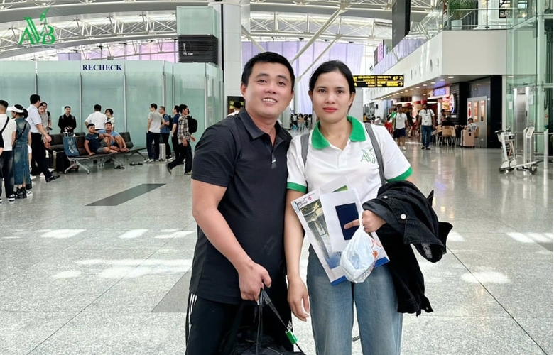 Nhiều cặp vợ chồng ở xã Xuân Hòa- Thanh Hóa cùng nhau đi XKLĐ Đài Loan