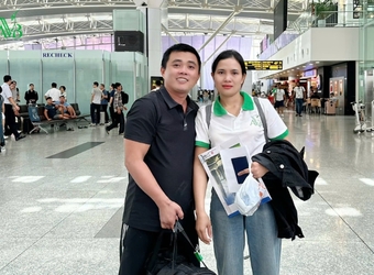 Nhiều cặp vợ chồng ở xã Xuân Hòa- Thanh Hóa cùng nhau đi XKLĐ Đài Loan