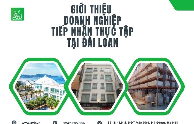 GIỚI THIỆU DOANH NGHIỆP TIẾP NHẬN THỰC TẬP TẠI ĐÀI LOAN 2025