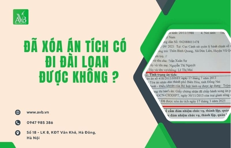 Đã xóa án tích có đi được Đài Loan không? Điều kiện xuất khẩu lao động Đài Loan 2025