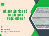 Đã xóa án tích có đi được Đài Loan không? Điều kiện xuất khẩu lao động Đài Loan 2025