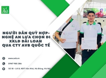 Quỳ Hợp – Nghệ An: Đi xuất khẩu lao động Đài Loan – Hướng đi đột phá