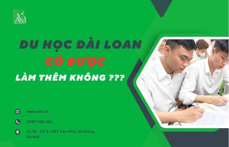 Du học Đài Loan có được làm thêm không? Cơ hội tại xã Điền Quang, Thanh Hóa