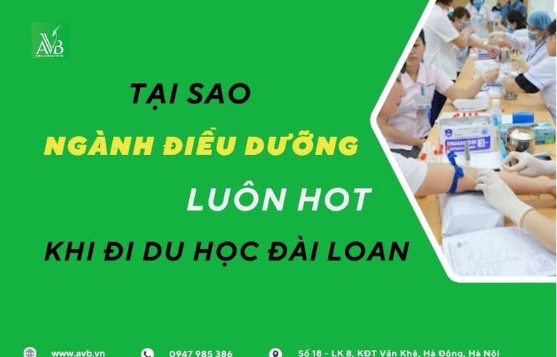 Tại Sao Ngành Điều Dưỡng Luôn Hot Khi Đi Du Học Đài Loan Ở Văn Nho,Thanh Hóa