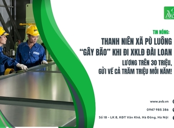 Tin Nóng: Thanh Niên Xã Pù Luông, Thanh Hóa “Gây Bão” Khi Đi XKLĐ Đài Loan – Lương Trên 30 Triệu!