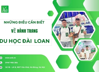 Hành lý chuẩn bị đi du học Đài Loan tại xã Quảng Ngọc, Thanh Hóa