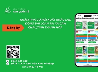 Khám phá cơ hội xuất khẩu lao động Đài Loan tại xã Cẩm Châu,Tỉnh Thanh Hóa 
