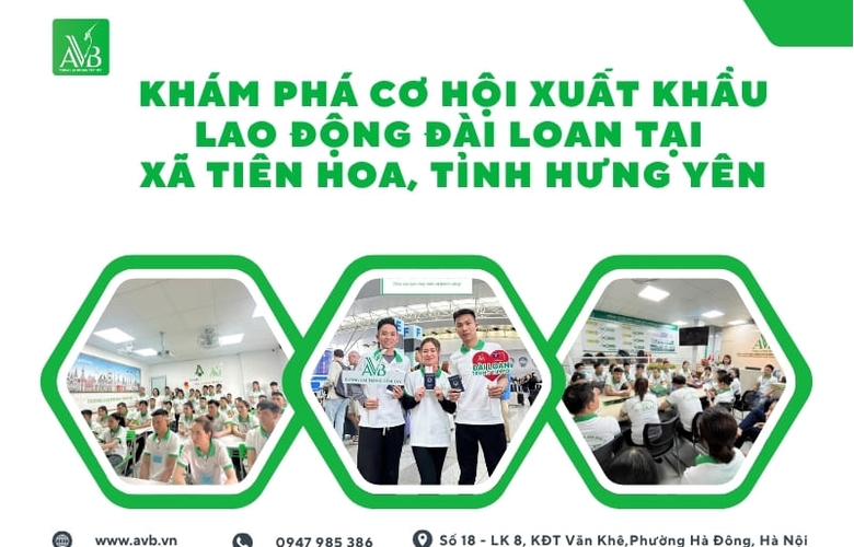 Khám phá cơ hội xuất khẩu lao động Đài Loan tại xã Tiên Hoa, Tỉnh Hưng Yên