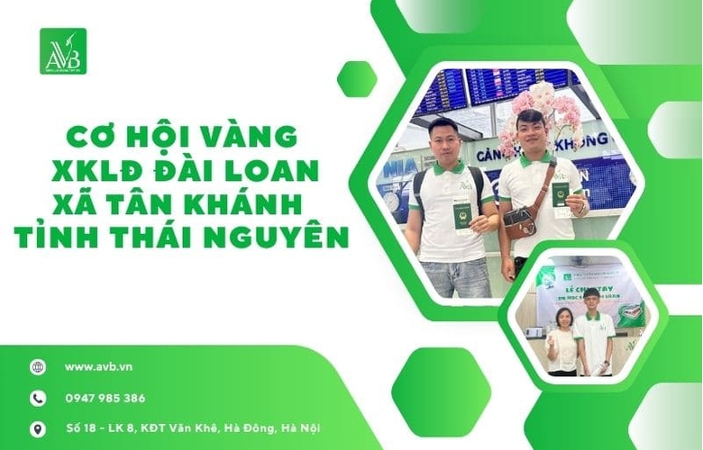 Cơ Hội Vàng Cho Lao Động Xã Tân Khánh, Thái Nguyên: XKLĐ Đài Loan, Lương Cao, Công Việc Ổn Định