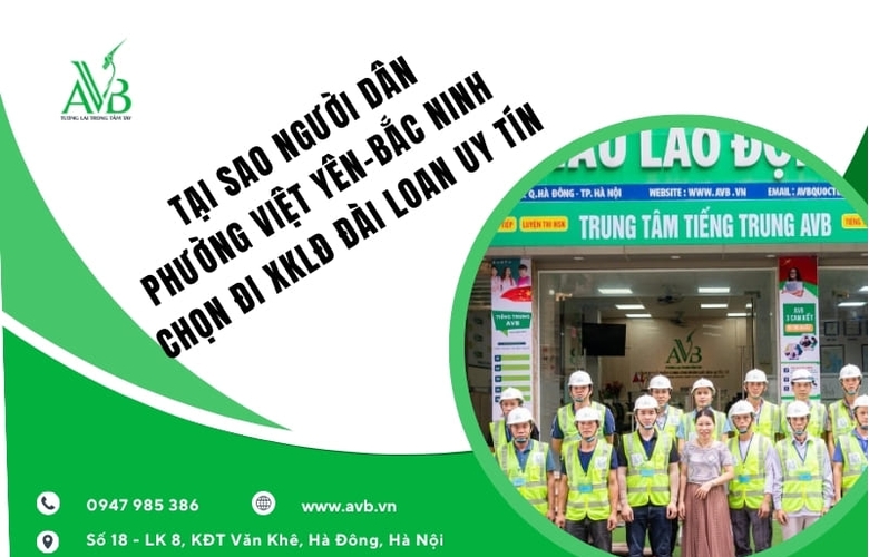 Nhiều lao động trẻ phường Việt Yên chọn XKLĐ Đài Loan uy tín để lập nghiệp
