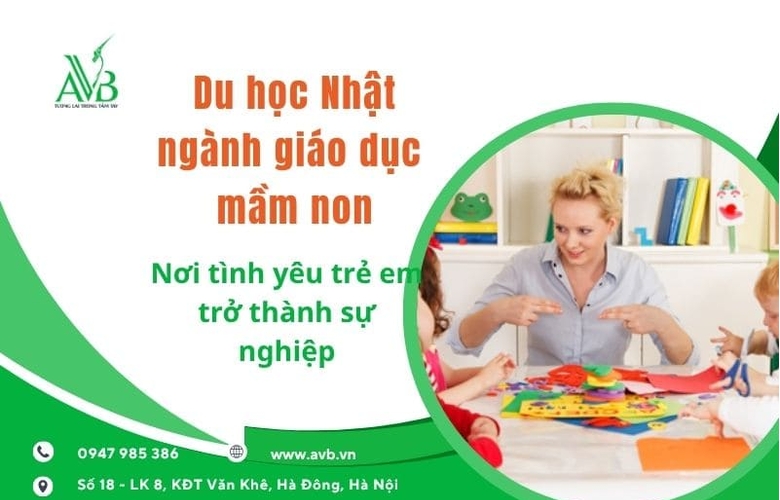 Du học Nhật ngành giáo dục mầm non – Nơi tình yêu trẻ em trở thành sự nghiệp