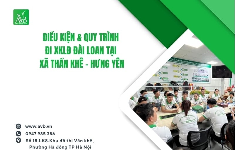 Điều kiện & quy trình đi XKLĐ Đài Loan tại xã Thần Khê năm 2025
