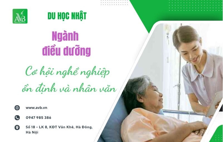 Du học Nhật ngành điều dưỡng – Cơ hội nghề nghiệp ổn định và nhân văn