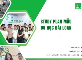 Study Plan Mẫu Du Học Đài Loan uy tín Tại Xã Đức Nhàn, Tỉnh Phú Thọ