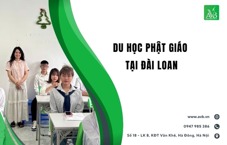 Cơ hội cho học sinh phường Việt Trì,Phú Thọ-Du học Phật giáo tại Đài Loan