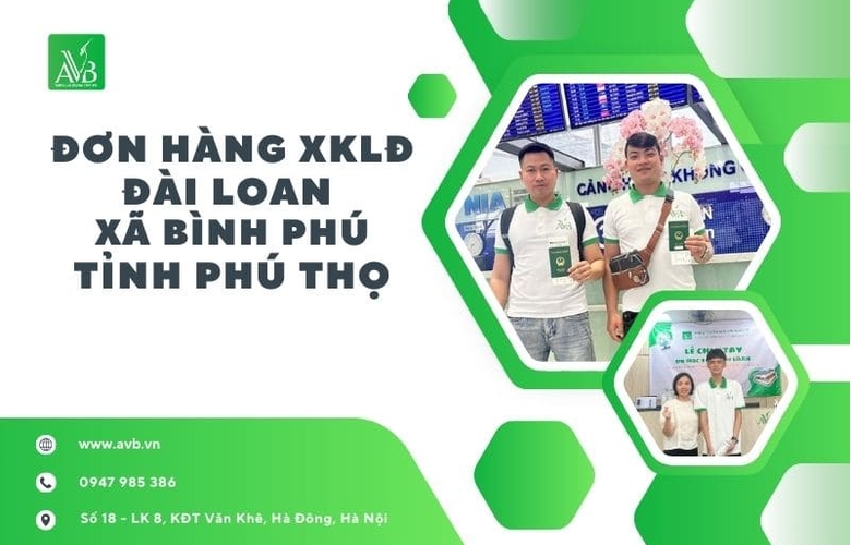 XKLĐ Đài Loan tại xã Bình Phú – Phú Thọ đem lại thu nhập 24–35 triệu/người/tháng
