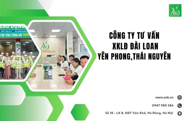 XKLĐ Đài Loan đơn hàng bền vững cho LĐ địa phương,Xã Yên Phong,Thái Nguyên