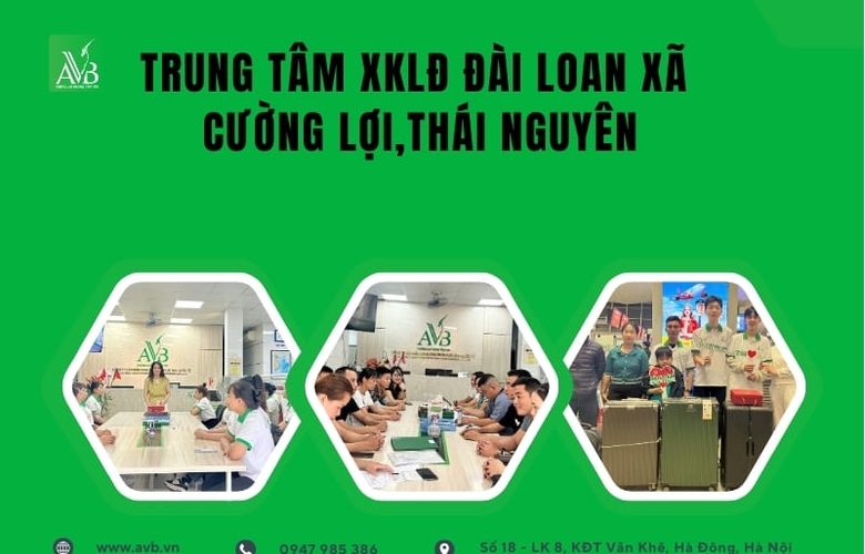 XKLĐ Đài Loan,cơ hội cho LĐ kỹ thuật và công xưởng,Xã Cường Lợi,Thái Nguyên