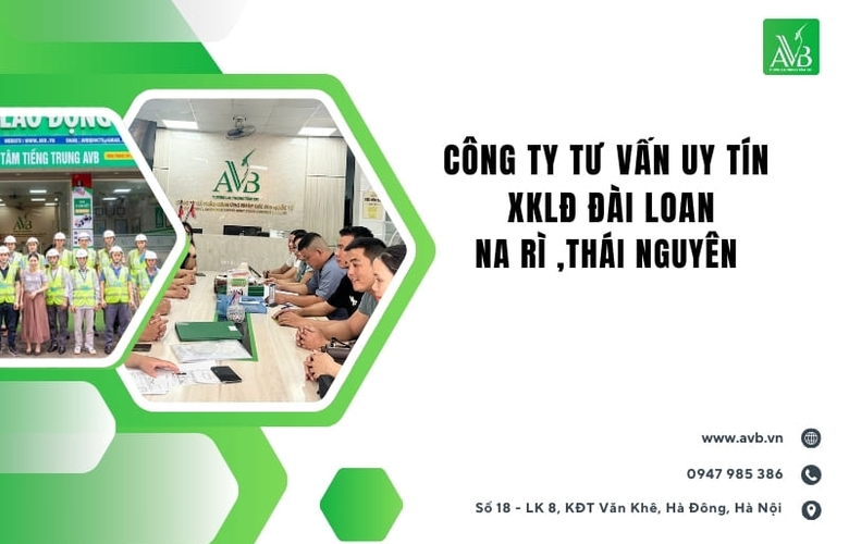 XKLĐ Việc làm Đài Loan lương 35 triệu ổn định 2025, xã Na Rì Thái Nguyên