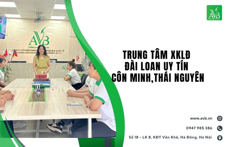 Việc làm thực phẩm,tiện,NN lương cao,XKLD Đài Loan xã Côn Minh Thái Nguyên