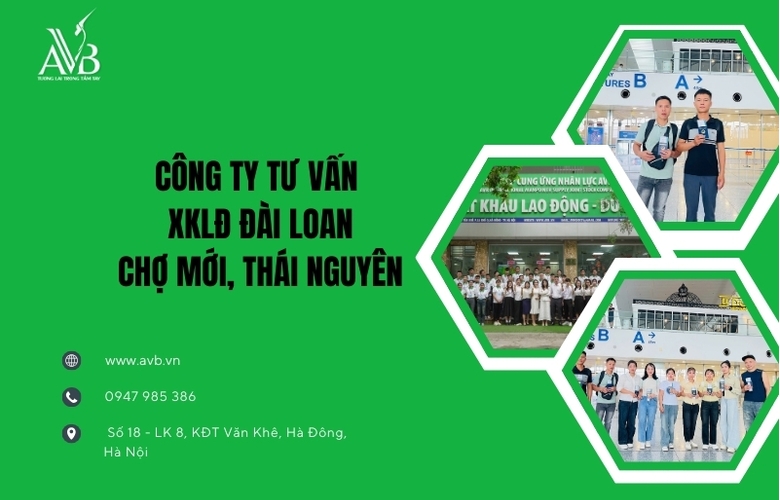 Việc làm điện tử, hàn, NN lương cao,XKLĐ Đài Loan xã Chợ Mới Thái Nguyên