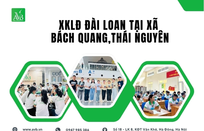 Phường Bách Quang Thái Nguyên,XKLĐ Đài Loan uy tín,Việc làm dệt,may,hộ lý
