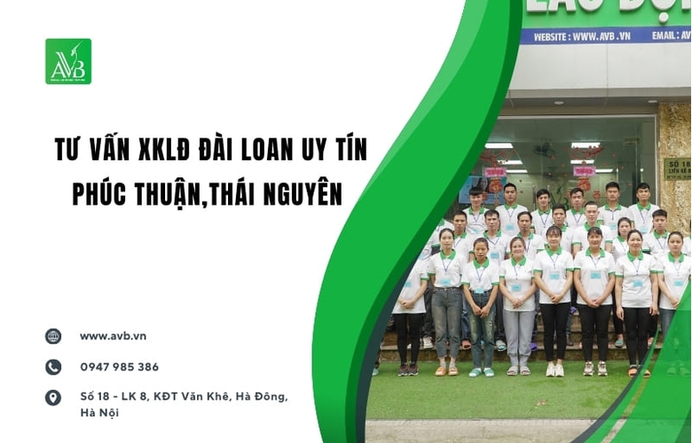 XKLĐ Đài Loan uy tín phường Phúc Thuận, Thái Nguyên, Việc làm lương cao