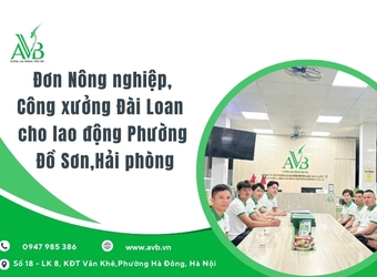 Đơn Nông nghiệp,Công xưởng Đài Loan cho lao động Phường Đồ Sơn,Hải phòng