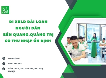 Cơ hội XKLĐ Đài Loan 2025 cho lao động Bến Quan,Quảng Trị,Lương 24–35 triệu