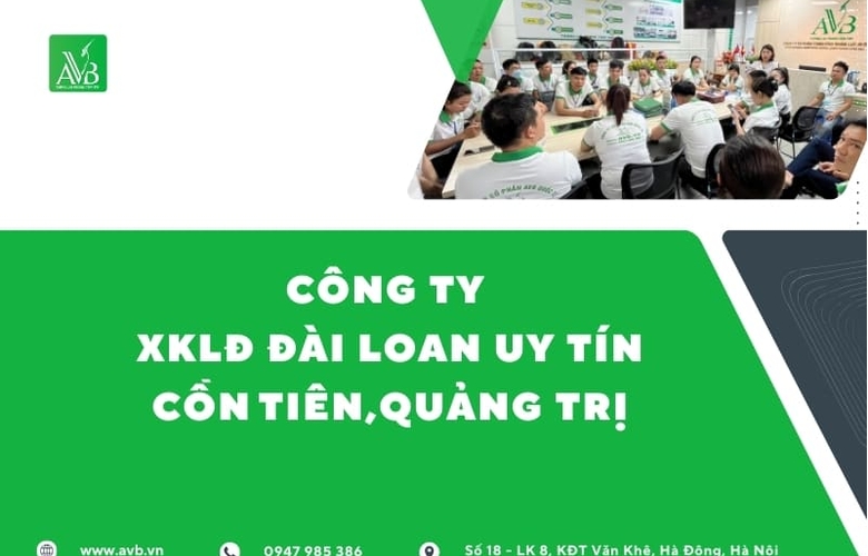 Cồn Tiên,Quảng Trị:Tuyển gấp đơn hàn,NN,điện tử lương cao tại Đài Loan 2025