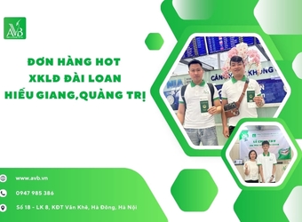 Hiếu Giang,Quảng Trị:Tuyển LĐ đi Đài Loan 2025 mức lương ổn định 35 triệu