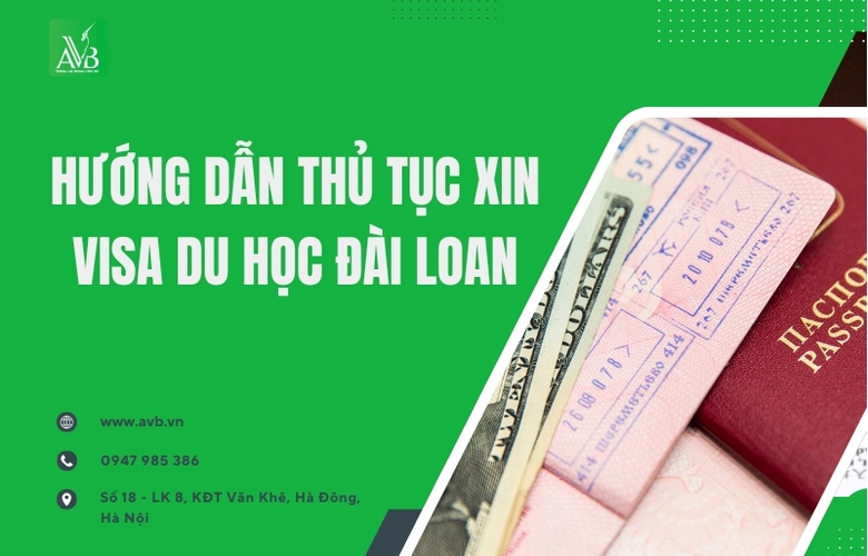 Hướng dẫn thủ tục xin visa du học Đài Loan uy tín tại xã Đakrông Quảng Trị
