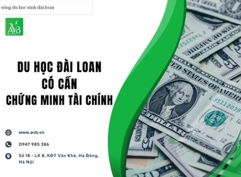 Du học Đài Loan có cần chứng minh tài chính tại xã Hữu Kiệm, tỉnh Nghệ An?