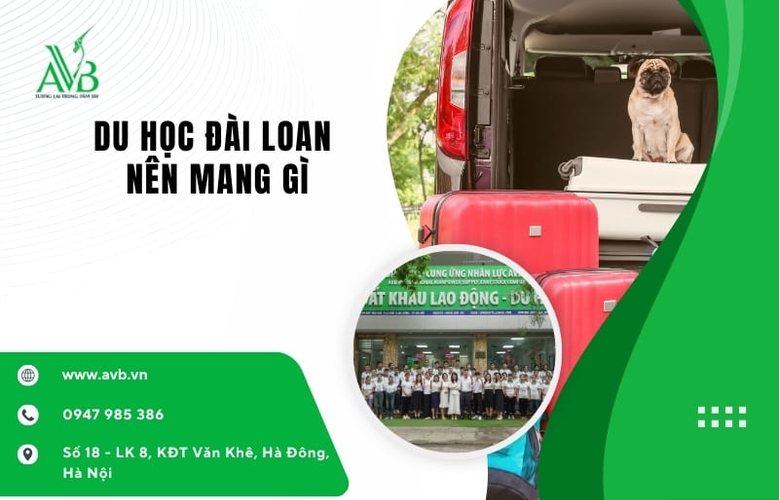 Du học Đài Loan nên mang gì tại xã Thuần Trung,Nghệ An để không thiếu sót?