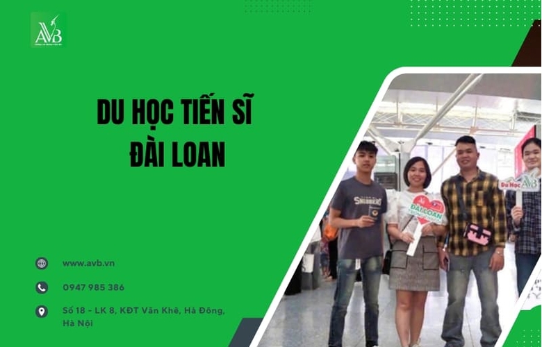 Du học tiến sĩ Đài Loan xã Đức Minh,Hà Tĩnh,Lộ trình học tập bậc cao 2026