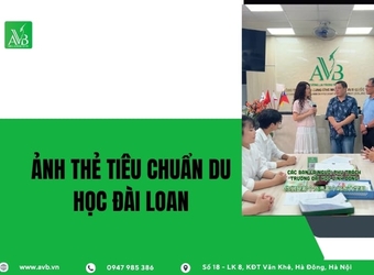 Ảnh thẻ du học Đài Loan chuẩn 2026 tại xã Hà Huy Tập,tỉnh Hà Tĩnh cần biết?
