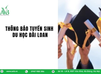 Thông báo tuyển sinh du học Đài Loan tại xã Lộc Hà, tỉnh Hà Tĩnh mới nhất