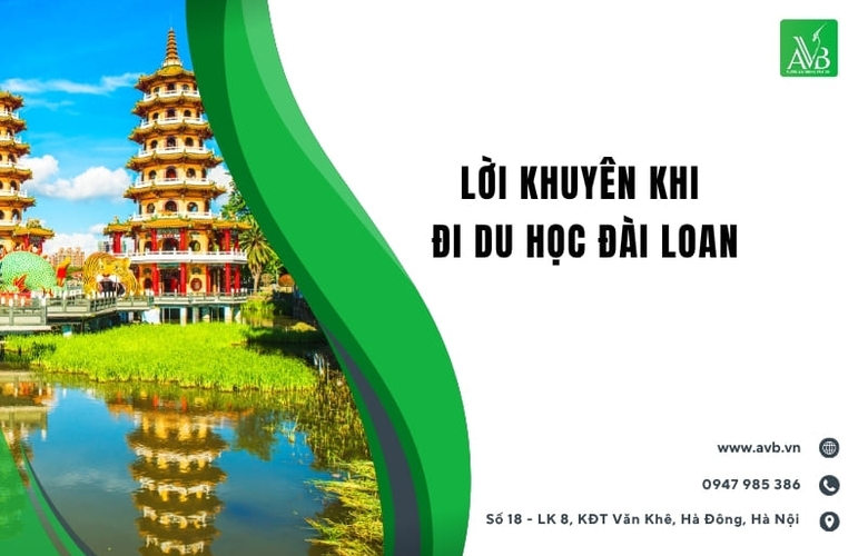 Lời khuyên khi đi du học Đài Loan tại Sơn Giang, Hà Tĩnh cho người mới