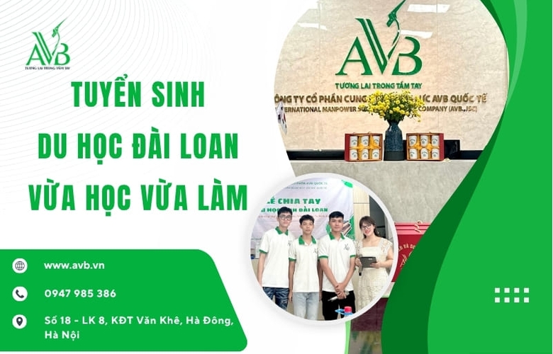 Tuyển sinh du học Đài Loan vừa học vừa làm tại Thiên Trường:Cơ hội năm 2026