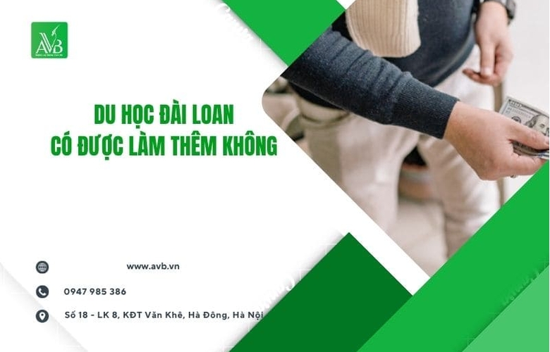 Du học Đài Loan có được làm thêm không xã Hải Tiến,Ninh Bình,Cần hiểu đúng
