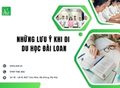 Những lưu ý khi đi du học Đài Loan tại xã Yên Khánh,Ninh Bình,Bạn có biết?