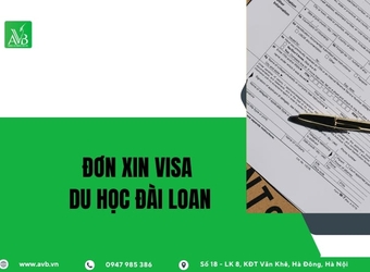 Đơn xin visa du học Đài Loan ở Nam Định,Ninh Bình: Điền đúng tránh sửa lại