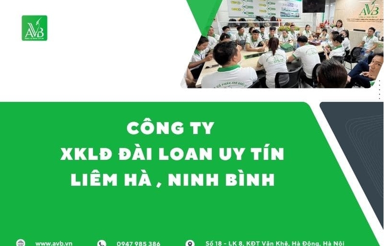 Công ty xuất khẩu lao động Đài Loan uy tín xã Liêm Hà Ninh Bình,mở lối việc làm