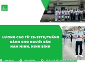 Người dân Nam Ninh tỉnh Ninh Bình đi Đài Loan lương cao từ 25–35tr/tháng