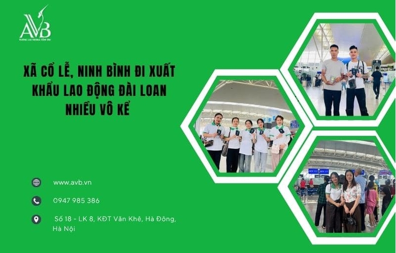 Xã Cổ Lễ tỉnh Ninh Bình ngày càng nhiều người đi xuất khẩu lao động Đài Loan