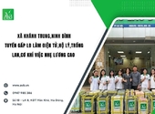 Xã Khánh Trung,Ninh Bình tuyển LĐ đi Đài Loan đơn: ĐT,HL,trồng lan,cơ khí