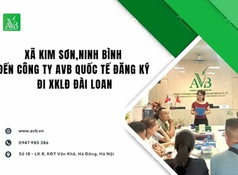 Người lao động xã Kim Sơn Ninh Bình đến AVB Quốc tế đăng ký đi XKLĐ Đài Loan